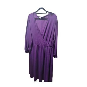 Women's purple dress, extra large, ava & viv, NWOT